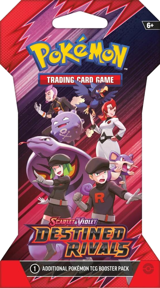 Pokémon TCG Scarlet & Violet Destined Rivals sleeved booster pack, factory sealed