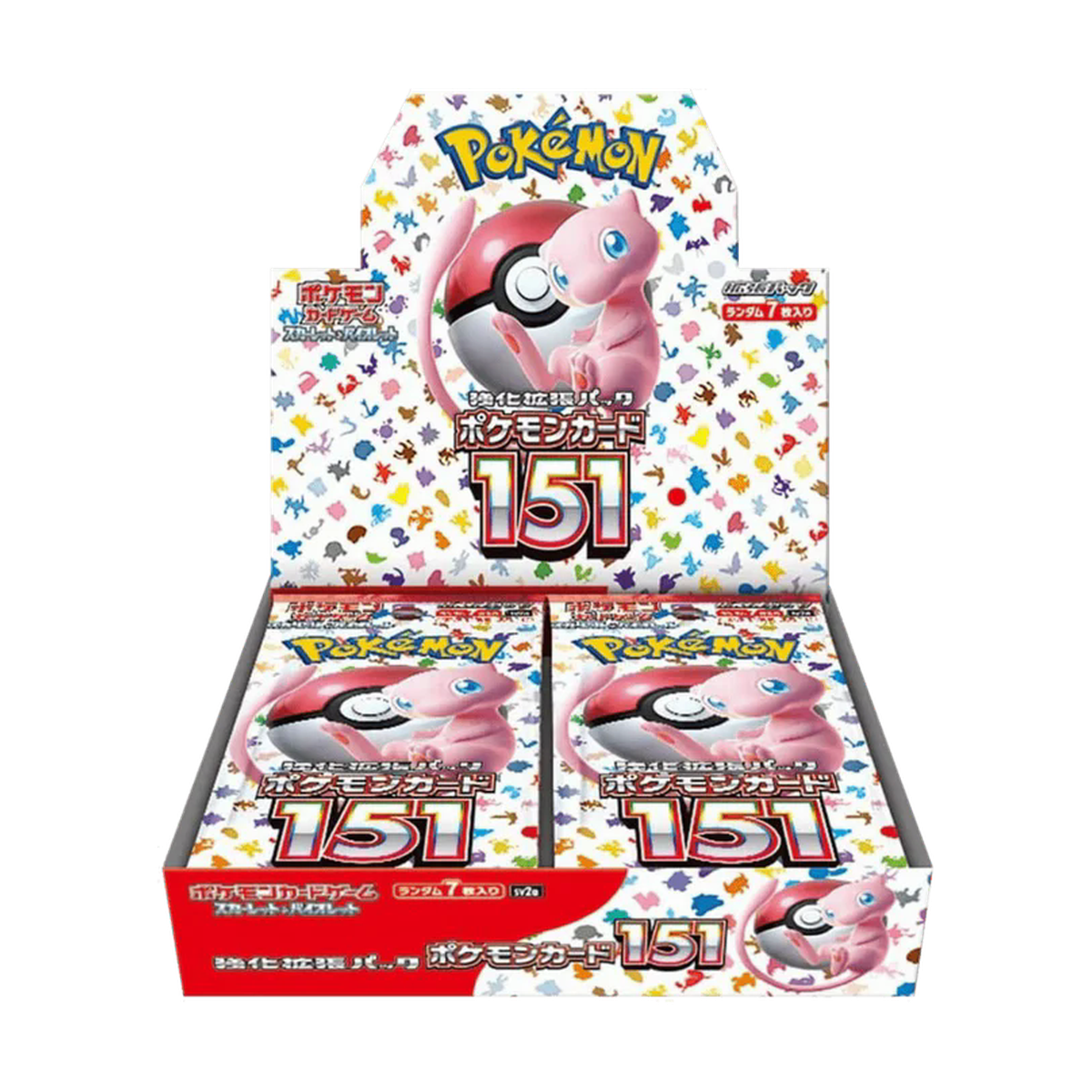 Japanese Pokémon card 151 sv2a booster box