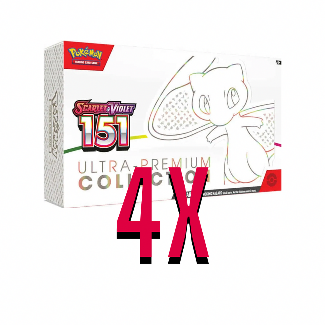 pokemon card game collection file premium 151 Pokemon 151 Ultra Premium Collection Box Case (Sealed) – TheCollectorsParadise